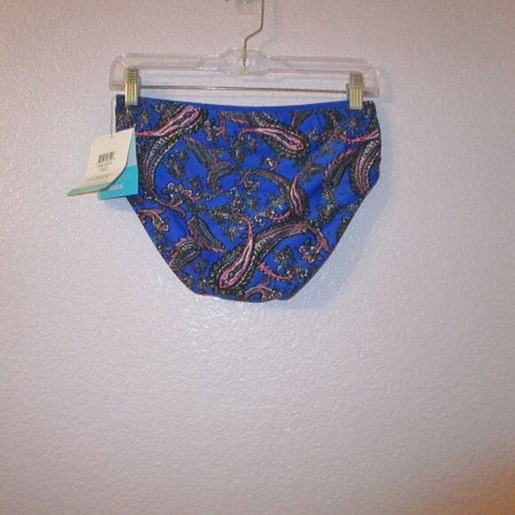 NWT Coolibar UPF Reversible Size XS BIKINI Swim BOTTOMS Solid PAISLEY Medley - Picture 6 of 8